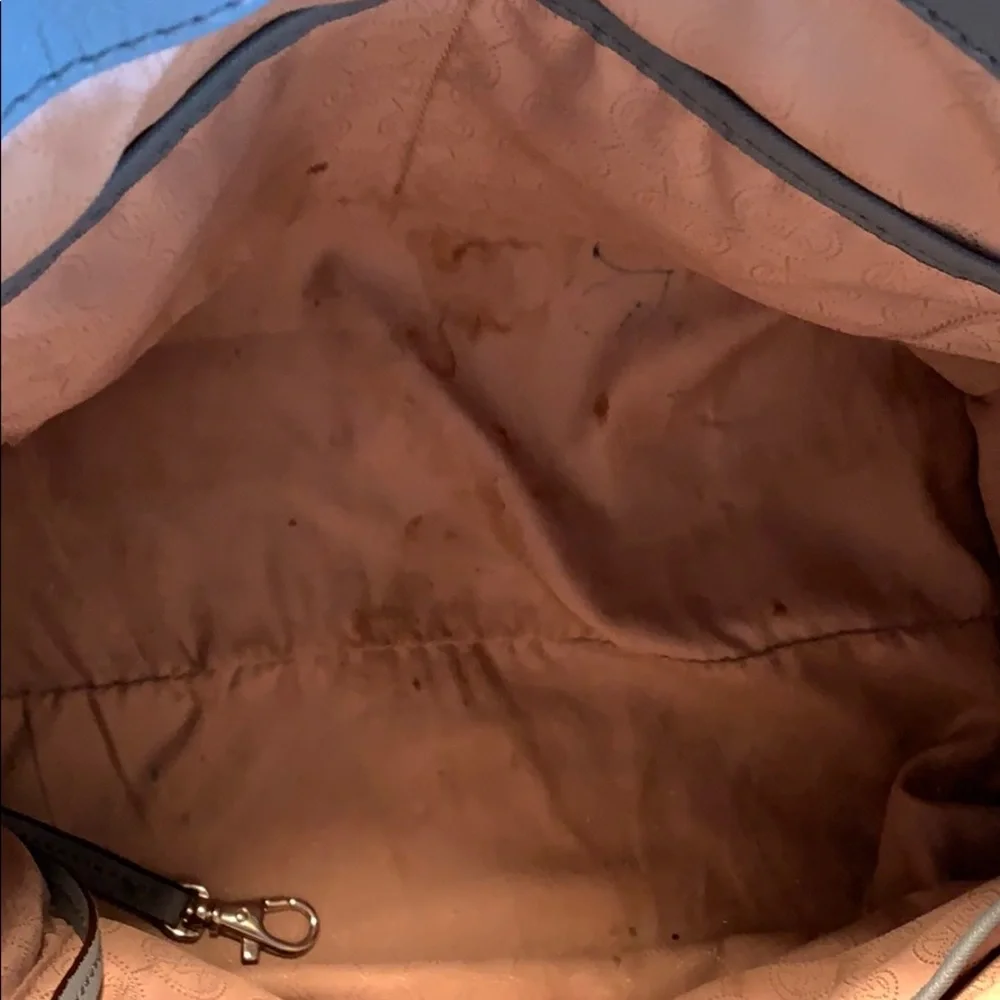 Michael Kors Hamilton Lock/key 18K tote/bag EC!